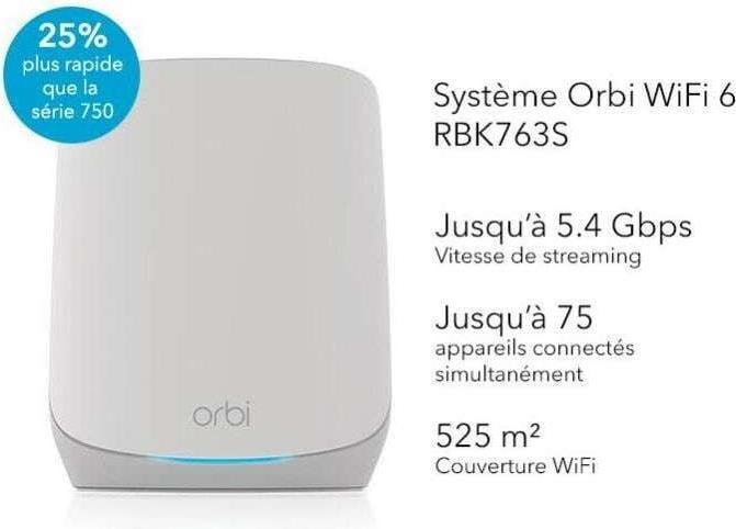 Produktbild Netgear Orbi RBK763S 3er-Set