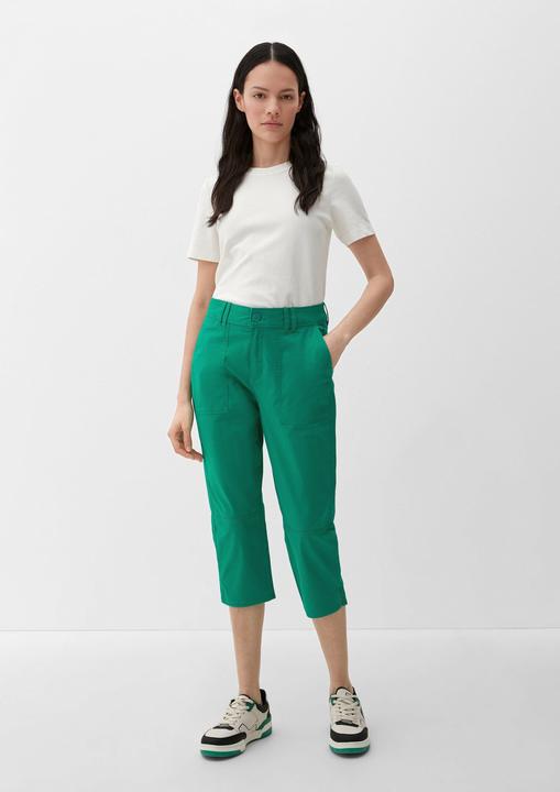 Actual product image S.Oliver Hose Relaxed: Caprihose doppelten Gürtelschlaufen (34)