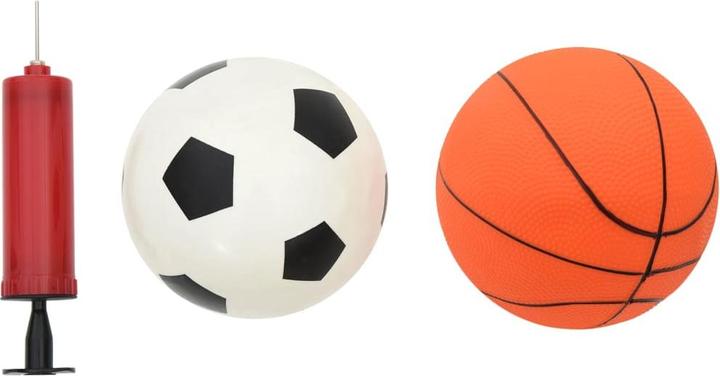 Image du produit VidaXL Football Set de basket-ball pour enfants Ballons Mini panier de basket-ball But de football