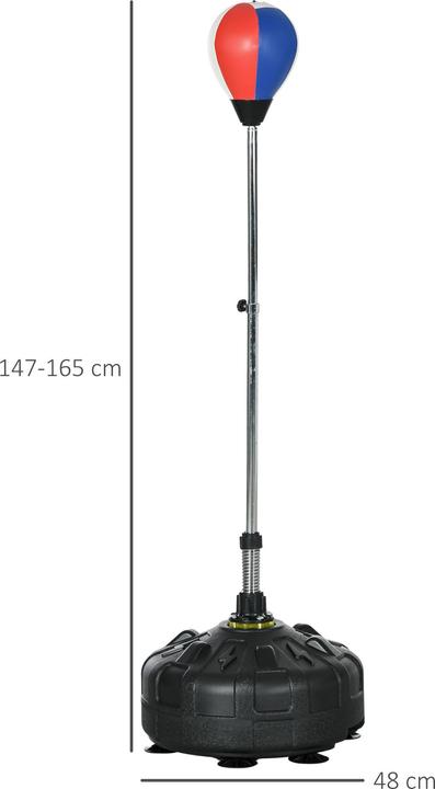 Immagine prodotto SportNow Palla da boxe con base gonfiabile e punching ball gonfiabile (48 cm, 7 kg)