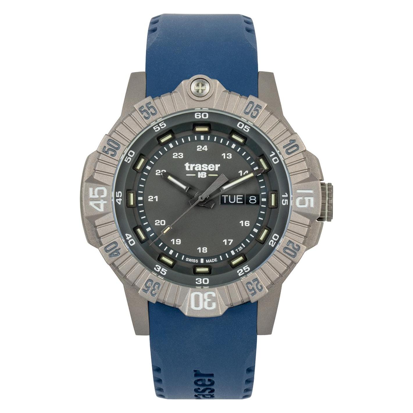 Traser, Armbanduhr, H3 110667 Tactical, Grau, (46 mm)