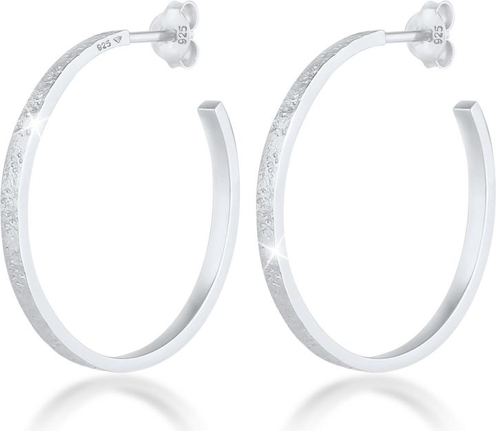 Immagine prodotto Elli Creolen Basic Gehämmert (925 Argento)