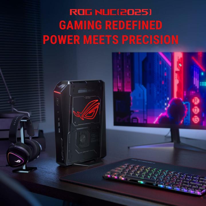 Produktbild ASUS NUC 15 ROG Jean Canyon (2000 GB, 34.36 GB, Intel Core Ultra 9 275HX, GeForce RTX 5080)