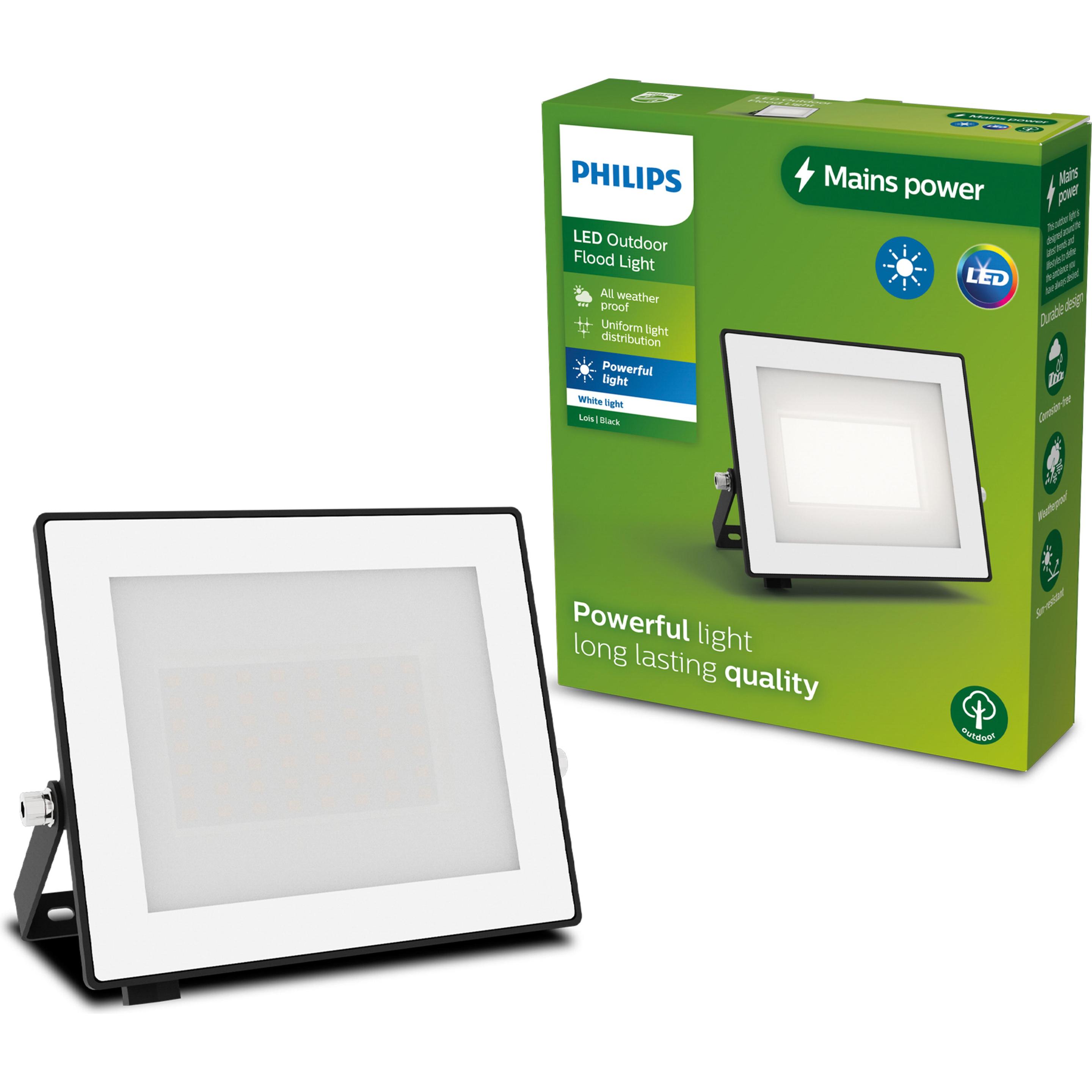 Philips, Fassadenbeleuchtung, Outdoor Flutlicht Lois (3200 lm, IP65)
