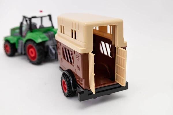 Actual product image Askato Tractor with trailer for transporting horses R/C