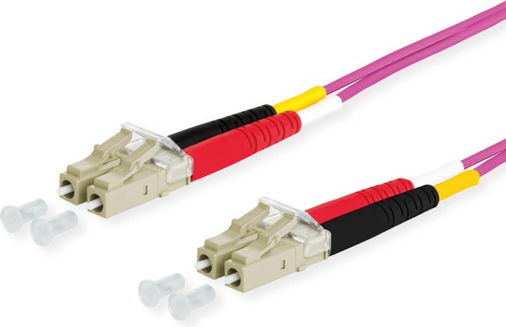 Produktbild Metz Connect 151S1EOJO10E. Kabellänge: 1 m, Lichtleitertyp: OM4, Anschluss 1: 2x SC, Anschluss 2: 2x (CAT6, 1 m)