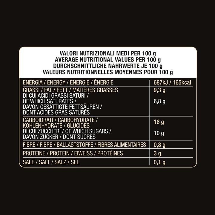 Nährwerte und Zutaten Caffè Borbone Kaffeecreme Baileys (1 x Port.)