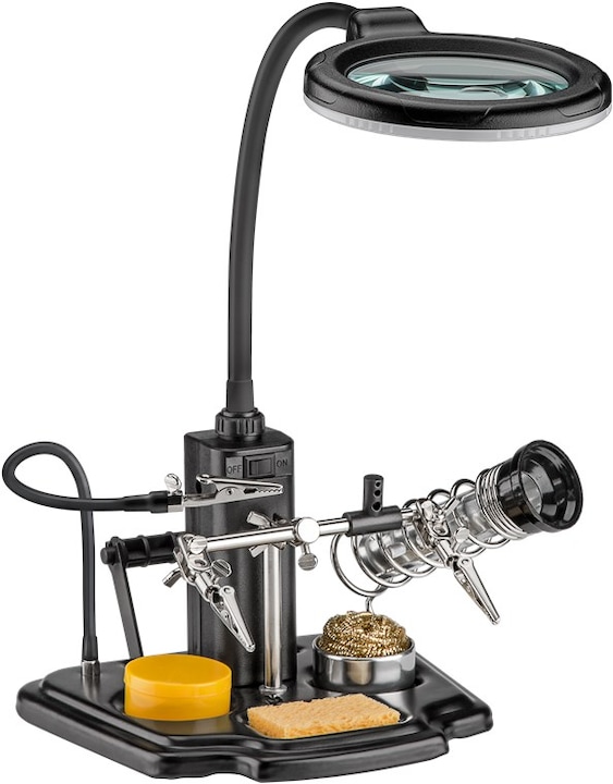Image du produit Goobay Aide au soudage avec lumière LED (Support/Manuel)