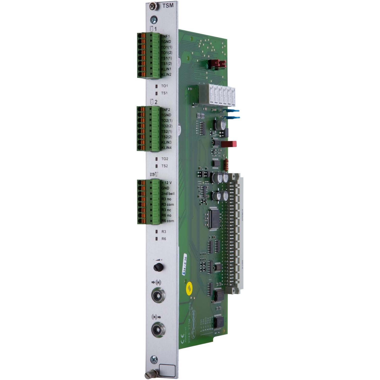 Thumbnail - Auerswald, Zubehör Gebäudesicherheit, COMmander 2TSM-R-Modul fuer 48,26cm 19 Zoll Gehaeuse