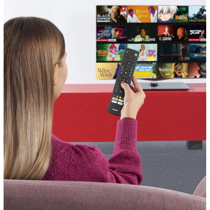 Image du produit Hama Télécommande universelle pour Sony TVs, IR, avec apprentissage, avec 4 boutons d'application (Télécommande universelle, Infrarouge)