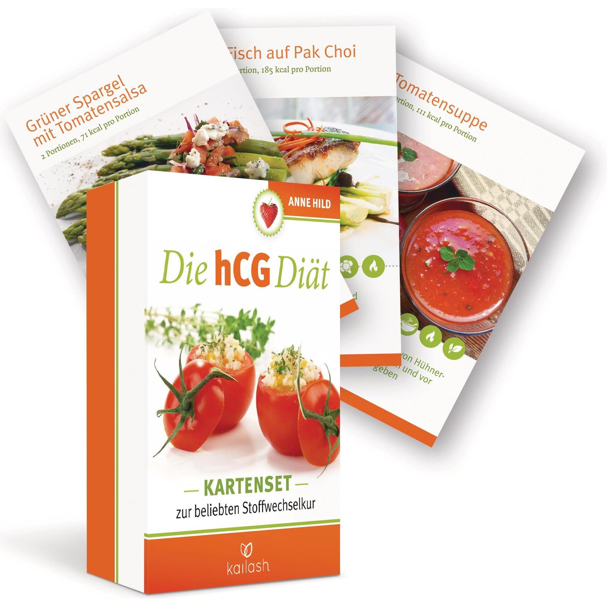 Die hCG Diät - Das Kartenset, Ratgeber von Anne Hild