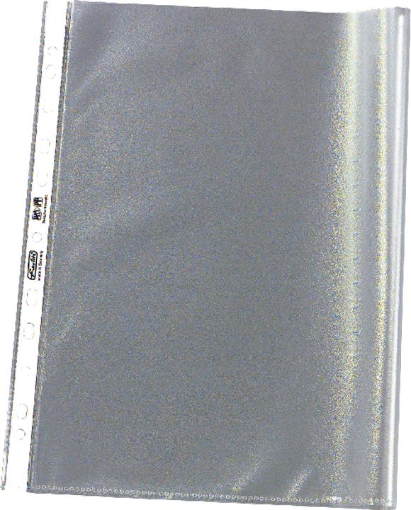 Produktbild Herlitz Prospekthülle, DIN A3 quer, genarbt, 0,08 mm aus PP-Folie, Eurolochung, dokumentenecht, oben offen (A3, 10 x)