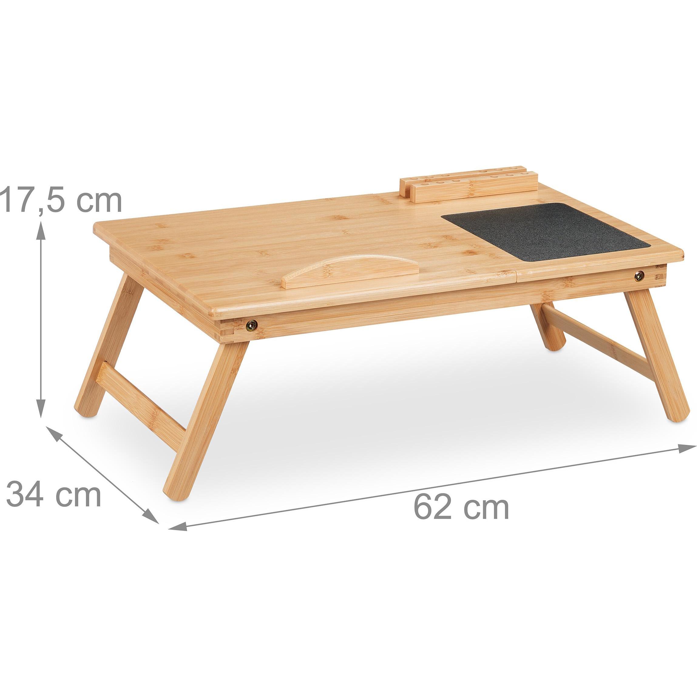 Thumbnail - Relaxdays Laptoptisch, Notebook Ständer, Braun