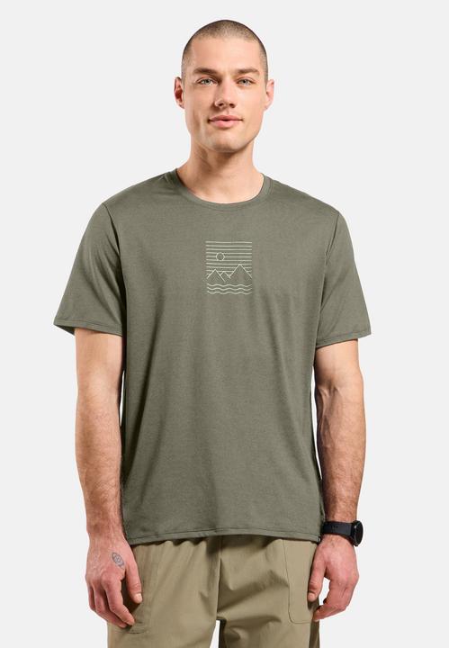 Actual product image Odlo Ascent Sun Sea Mountains T-Shirt Crew Neck S/S (XL)