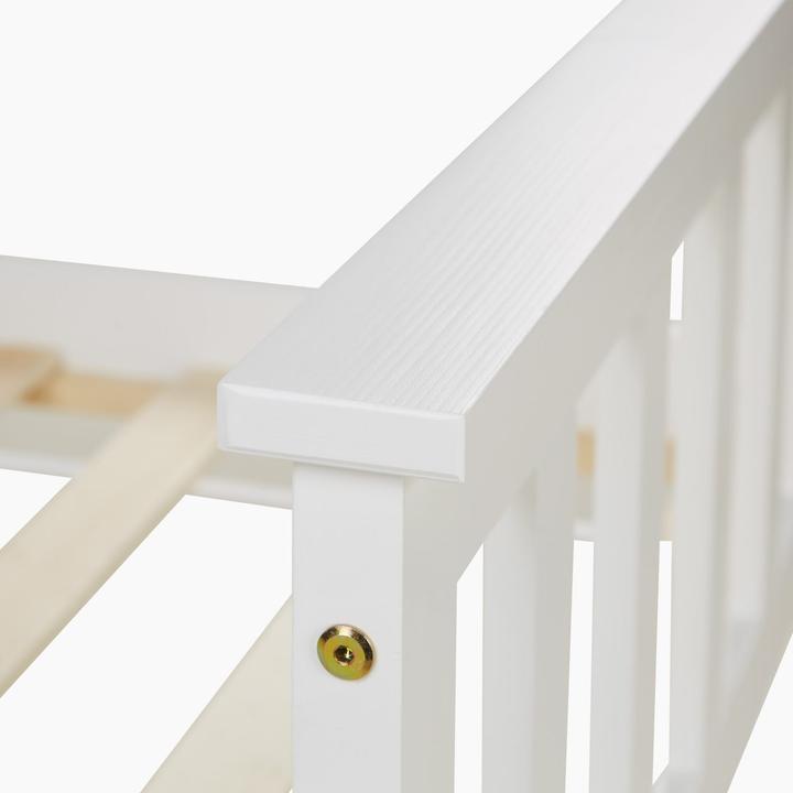 Image du produit Jamb Lit en bois Lit double 90x200cm Blanc (90 x 200 cm)