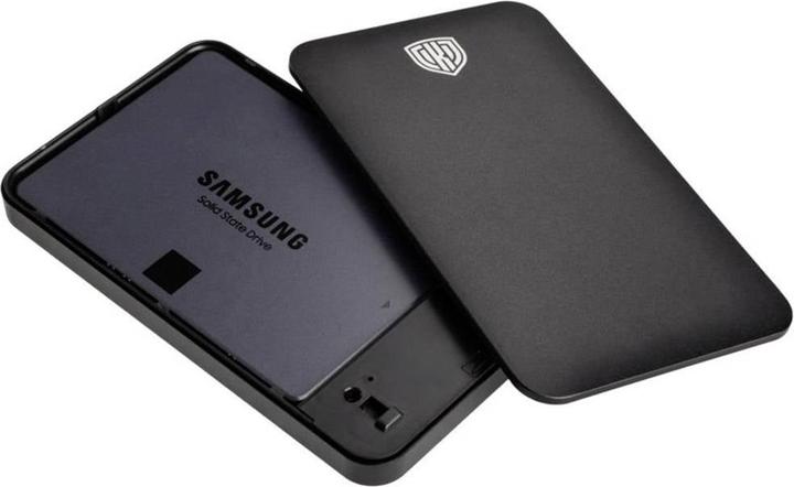 Actual product image Kolink external enclosure for 2.5 inch data media, SATA III, USB-C 3.1 (2.5")