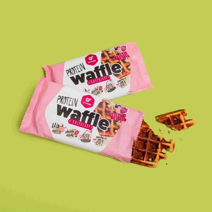 Produktbild Go Fitness Protein Waffel (Himbeere, 12 Stk., 600 g)