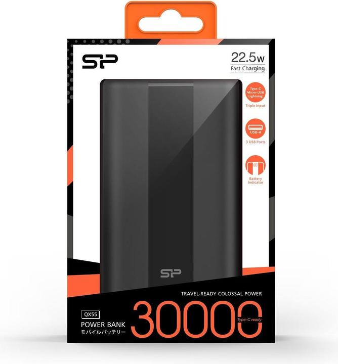 Produktbild Silicon Power QX55 (30000000 mAh, 22.50 W, 38.50 Wh)