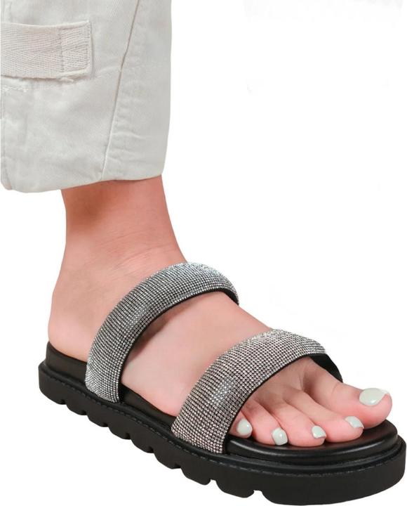 Produktbild Where's That From Sandalen Define Strassbesatz PU (36)