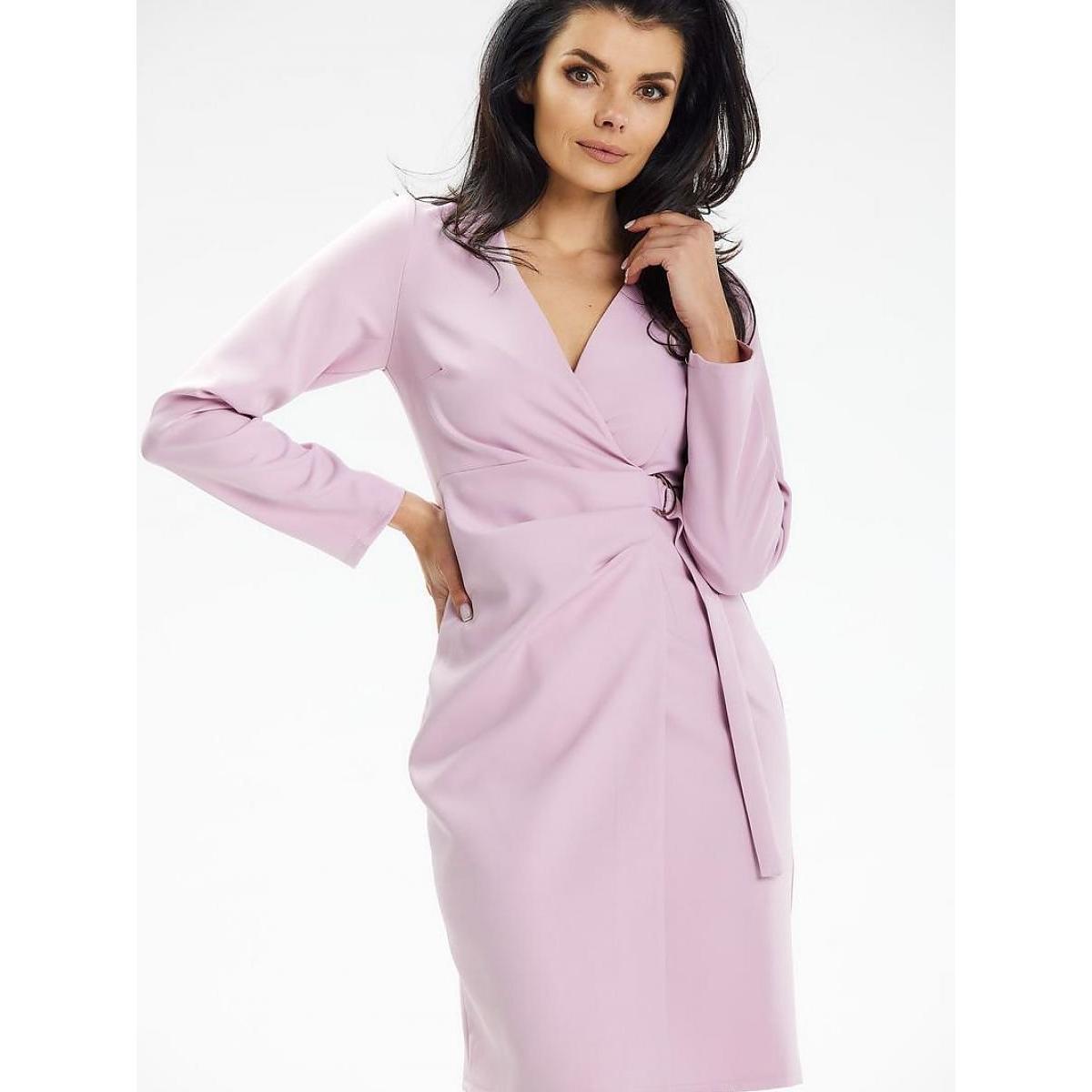 Awama, Damen, Kleider, Alltagskleid model, Rosa, (M)