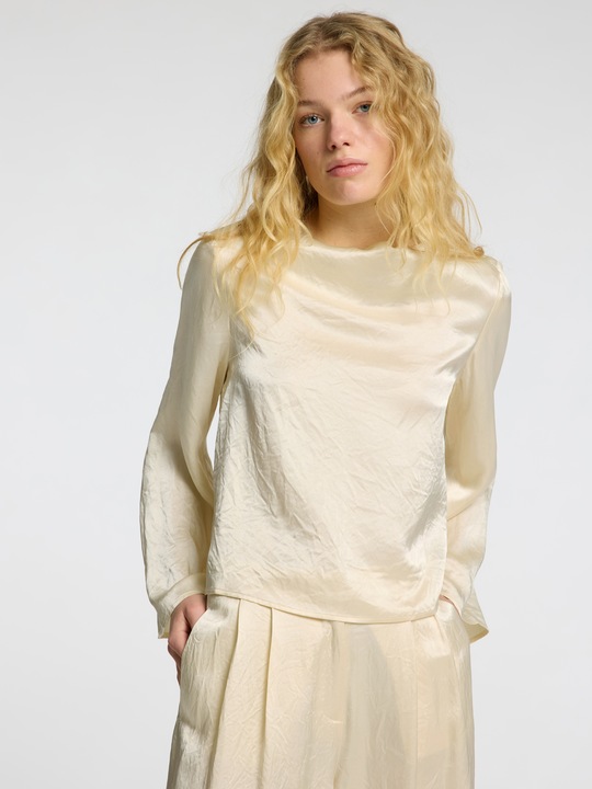 Actual product image Selected Femme High Neck Oberteil mit langen Ärmeln (36)