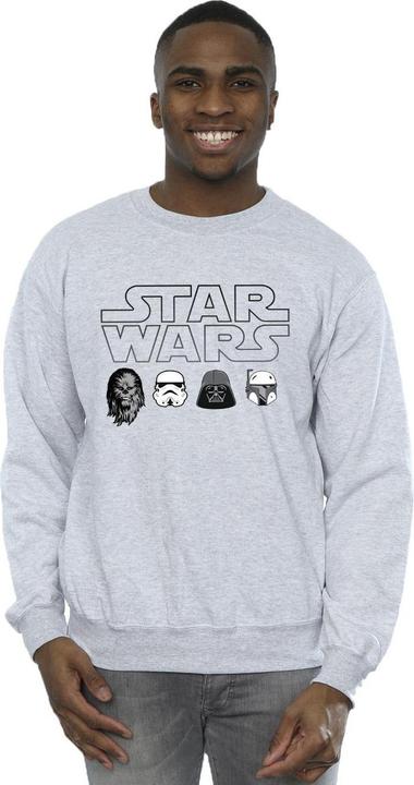 Produktbild Star Wars Character Heads Sweatshirt (XL)