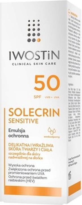 Immagine prodotto Iwostin Folecrin Sensitivity, Emulsione protettiva, SPF 50+, 100 ml (SPF 50+, 100 ml)