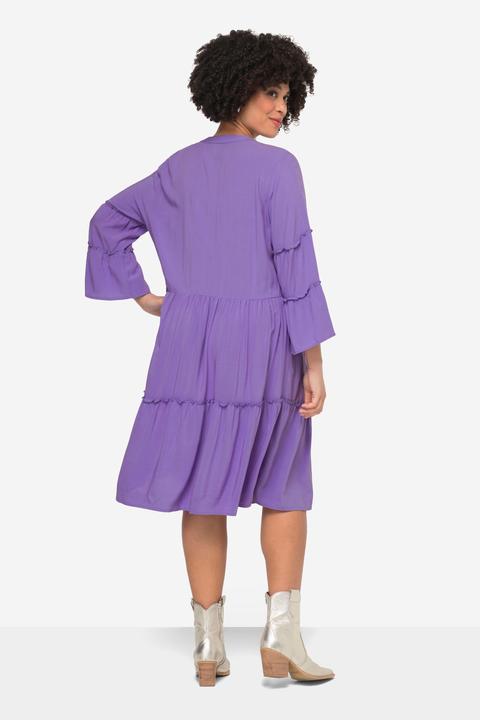 Produktbild Angel of Style Tunika-Kleid, A-Linie, Tunika-Ausschnitt, 3/4-Ärmel (44)