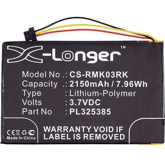 CoreParts Battery for Keyboard,Mouse, Maus + Tastatur Zubehör, Schwarz