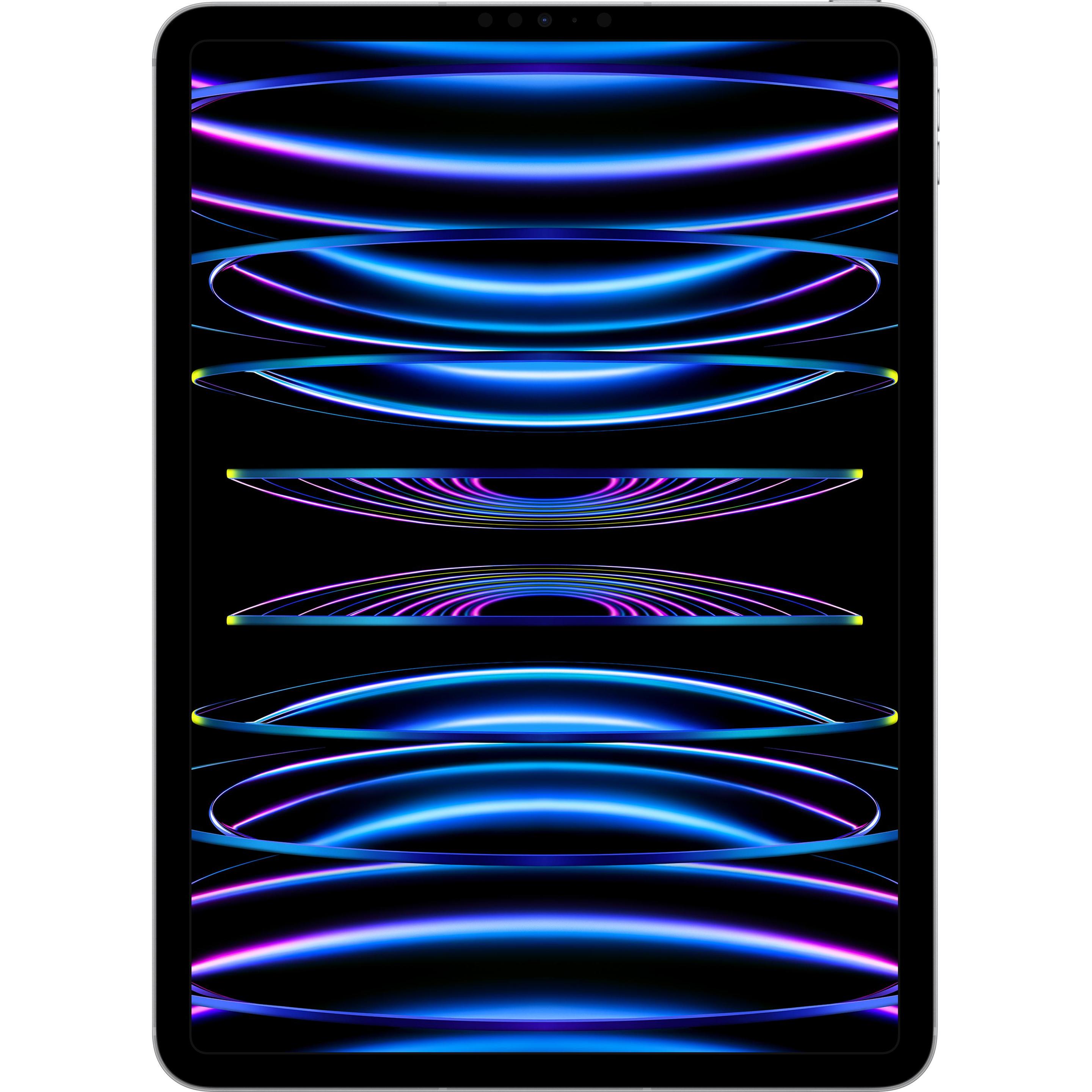 Apple iPad Pro 2022 (4. Gen) (5G, 11", 2000 GB, Silver), Tablet, Silber