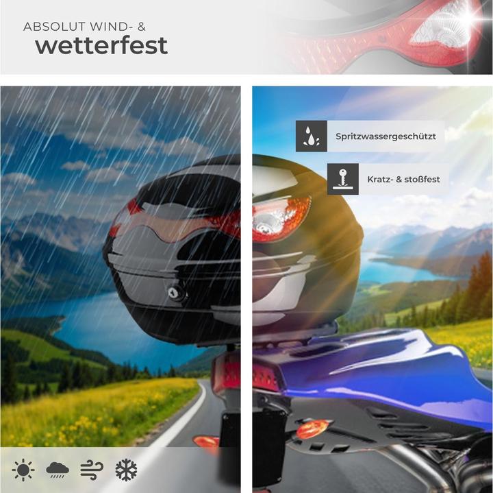 Produktbild tectake Motorradkoffer (22 l)