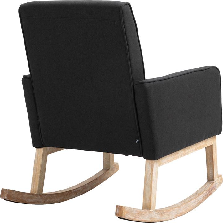 Actual product image CLP Rocking Chair Brevik Fabric Black