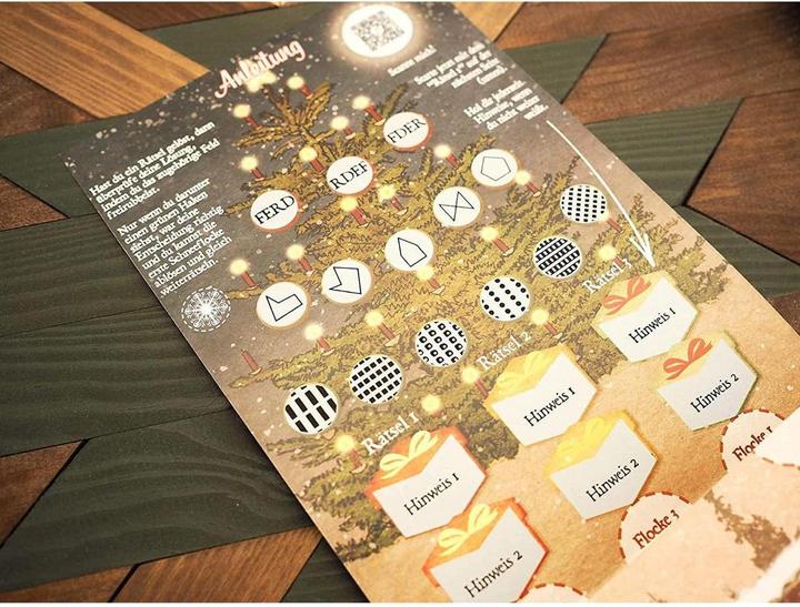 Actual product image Hidden Games Mysterious Christmas - Puzzle card (German, 1 Players)