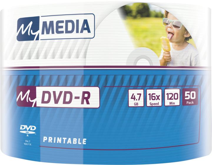 Immagine prodotto MyMedia 1x50 DVD-R 4.7GB 16x Speed Printable Wrap (50 x)
