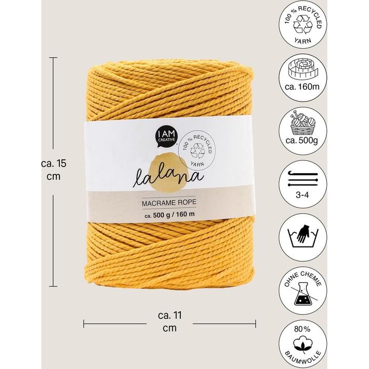 Immagine prodotto Lalana Corda Macrame (160 m)