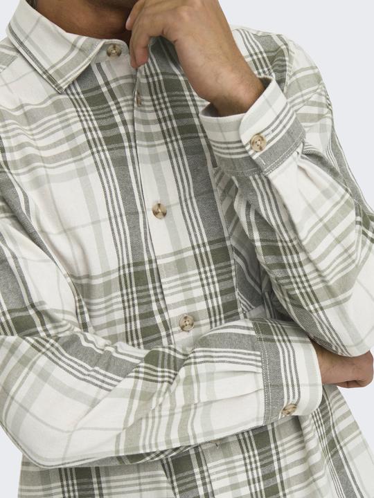 Produktbild Only & Sons Normal geschnitten Hemdkragen Hemd Hemd (L)