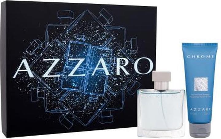 Azzaro Chrome Set Eau de Toilette 50ml + Hair & Body 75ml (Perfume set)