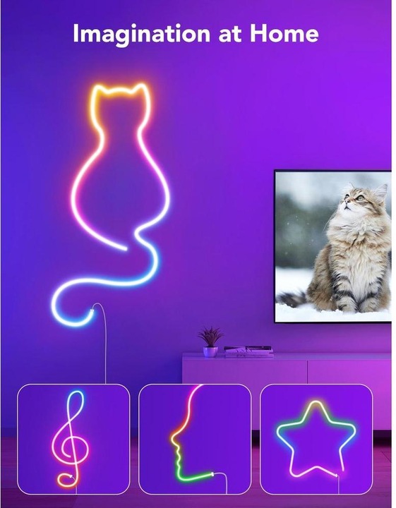 Immagine prodotto Govee Neon (Bianco, 500 cm, Interno, Esterno)