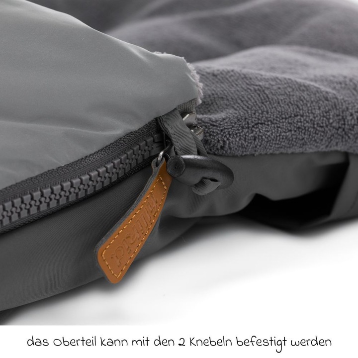 Produktbild Fillikid Fusssäcke für Kinderwagen & Buggys Fleece-Fusssack Kinley Reflect mit reflektierendem