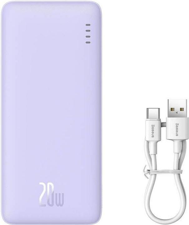 Produktbild Baseus Airpow 10000mAh 20W Powerbank (purple) (10000 mAh, 20 W, 37 Wh)