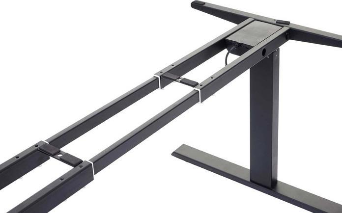Actual product image Swisshandel24 Frame, variable table frame for corner desk, electrically height-adjustable Memory 45kg - schw