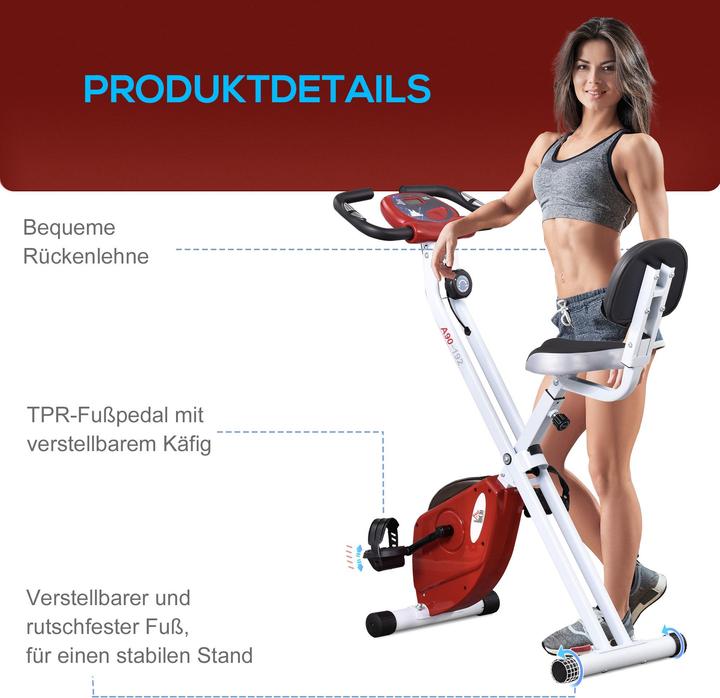 Actual product image Homcom Bicycle trainer with magnetic resistance