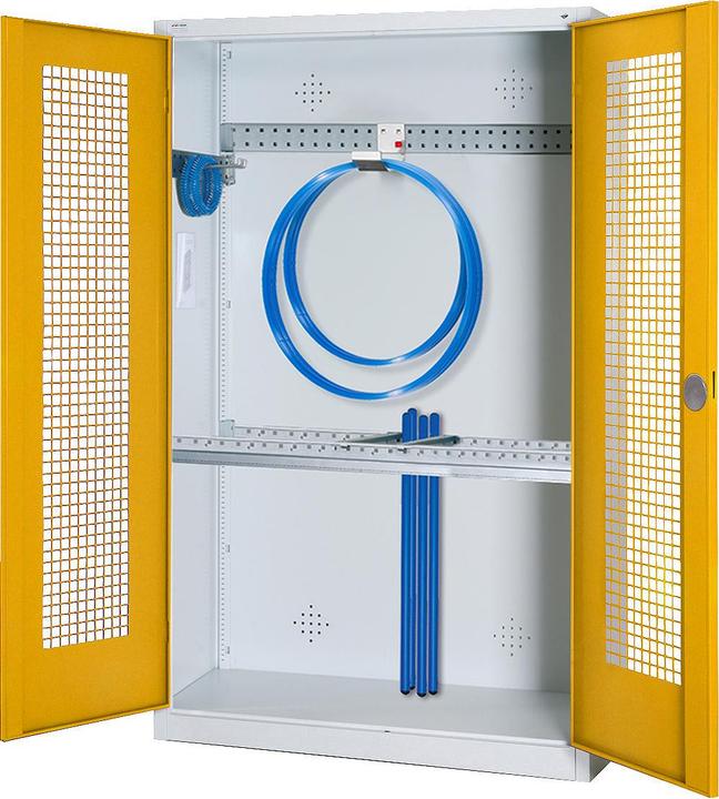 Immagine prodotto C+P Armadio modulare per attrezzature sportive con attrezzatura di base (HxLxP: 195x120x50 cm, con ante