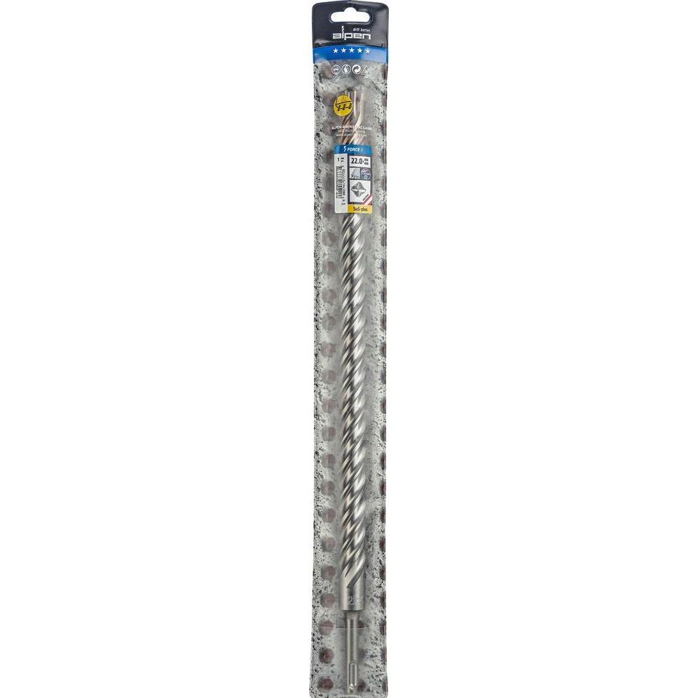 Alpen, Bohrereinsatz, SDSplus Hammerbohrer FORCE Schneiden (22 mm)
