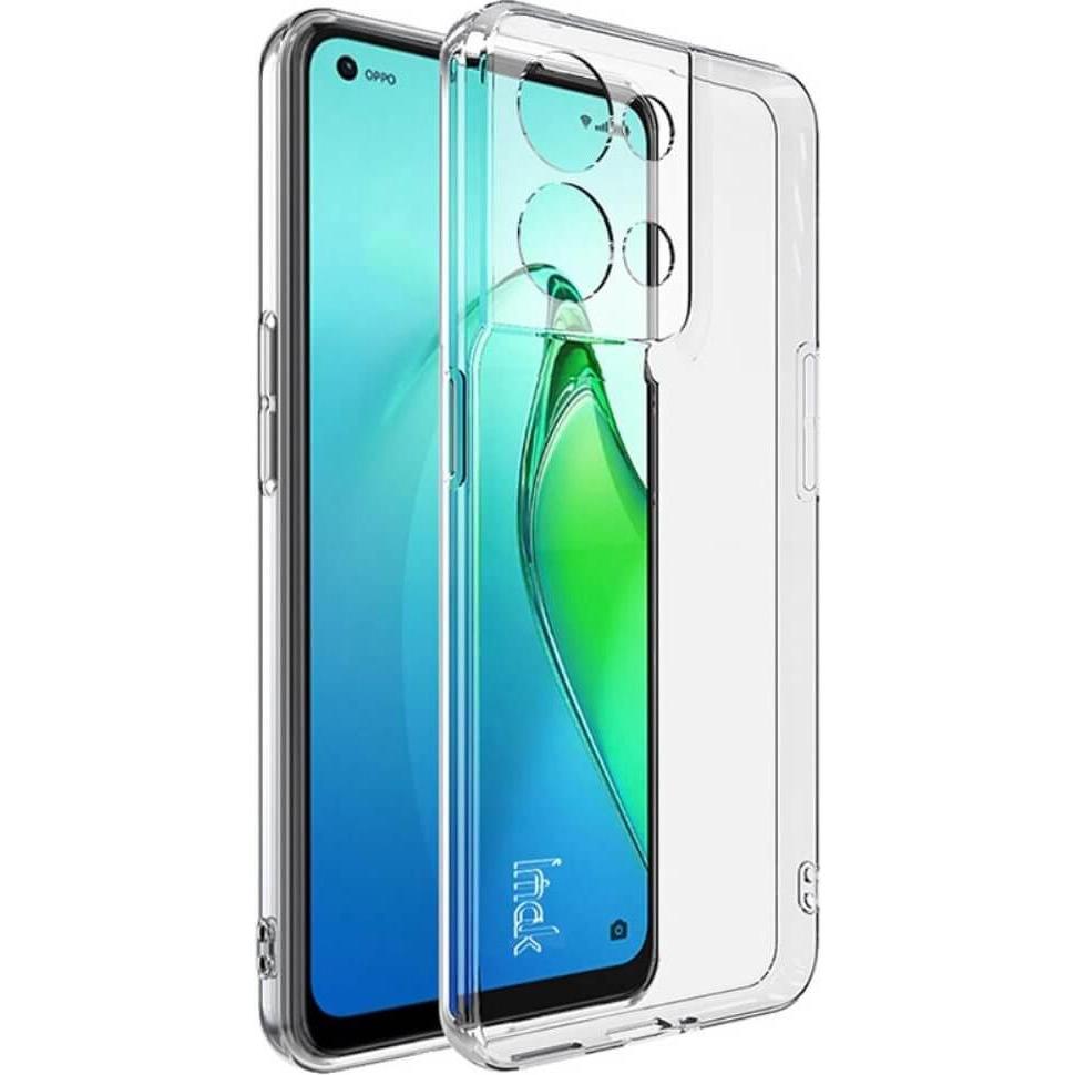 Imak OPPO Reno8 - Silikon Case transparent (Oppo Reno 8), Smartphone Hülle, Transparent
