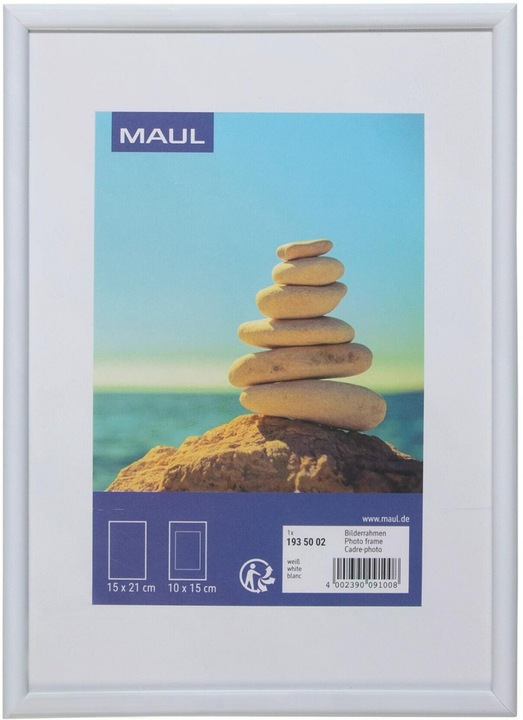 Immagine prodotto Maul 1935002 Cornice per quadri Formato carta: 15 x 21 cm Bianco (15 x 21 cm)