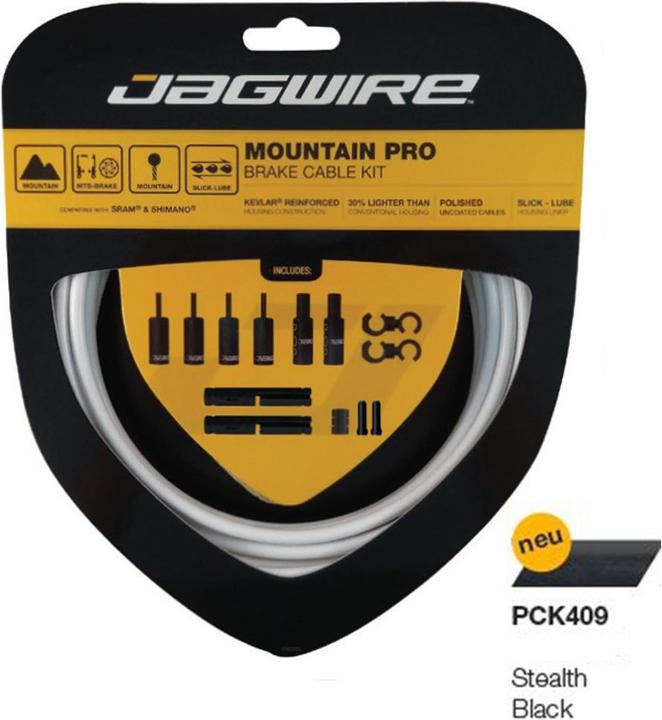 Jagwire Mountain Pro Bremszugset (Hinterradbremse, Bremsset)