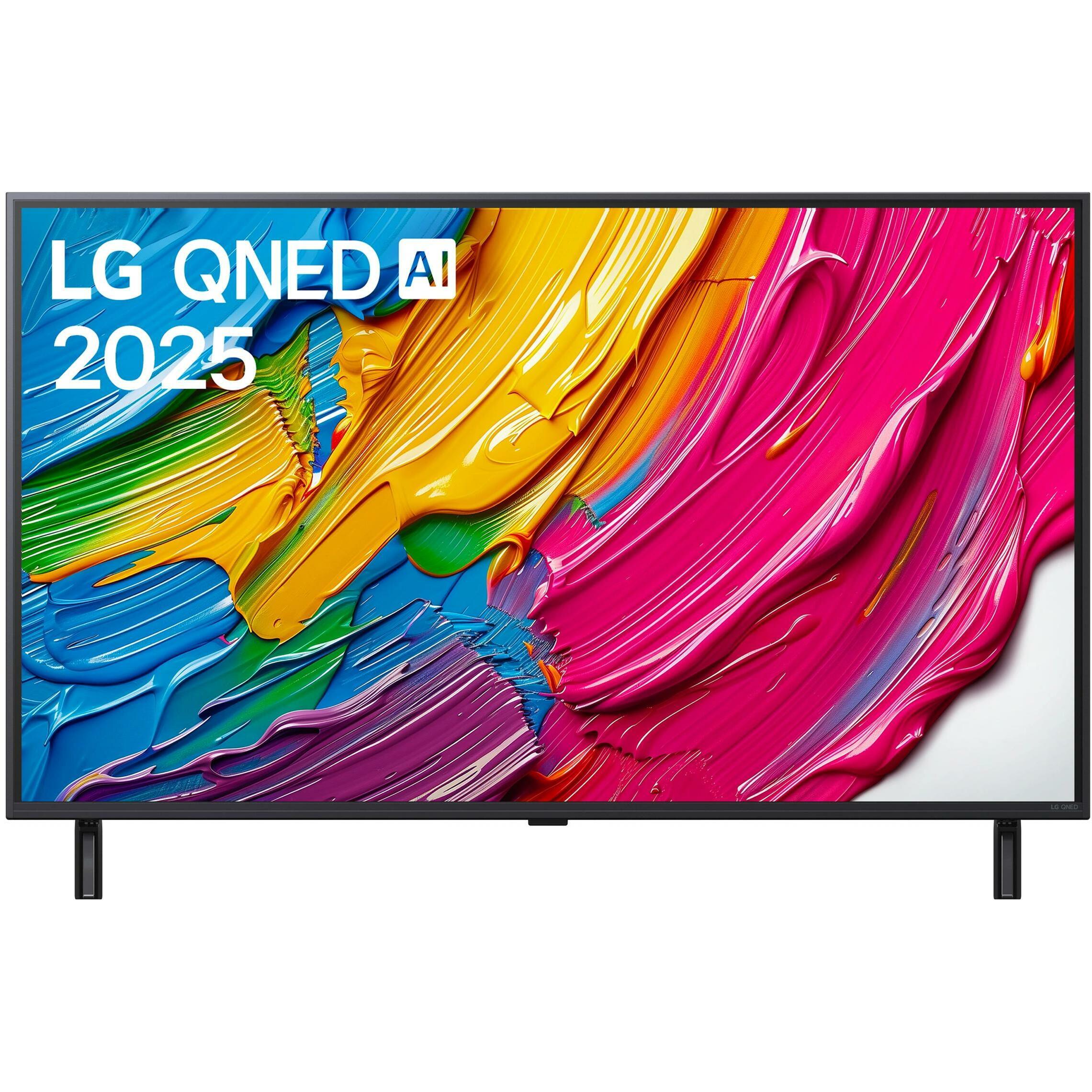 LG 43QNED80A6A (43", B5, QNED, 4K, 2025), TV, Schwarz