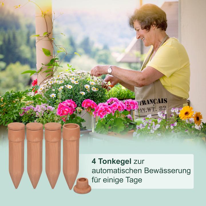 Image du produit Relaxdays 4x Tonkegel (Cône d'argile)