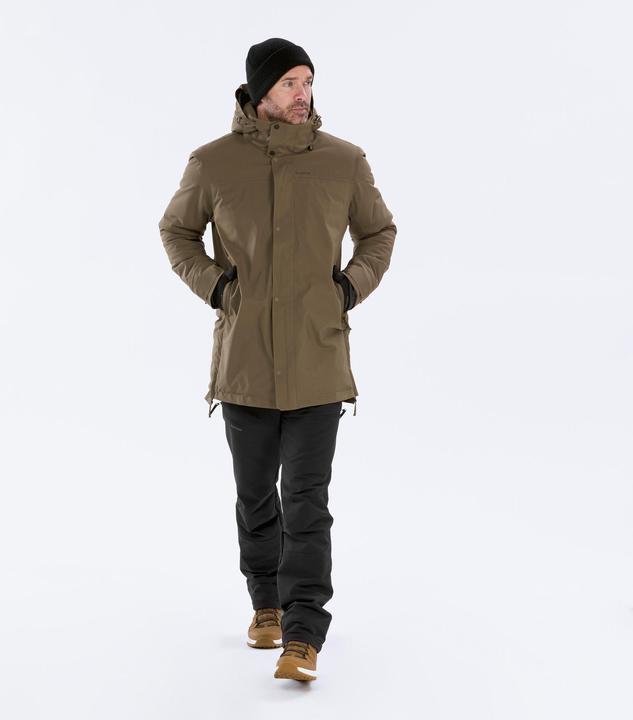 Produktbild Quechua Parka Winterjacke Herren warm bis -10 °C wasserdicht Winterwandern - SH500 blau (3XL)